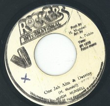 " ONE JAH AIM & DESTINY." hugh mundell. ROCKERS INTERNATIONAL 7in 1979., usado comprar usado  Enviando para Brazil