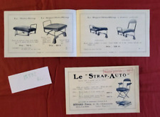 N°15592 bis /  Berard fréres : 2 dépliants moto-Strap et Strap-auto  1910-25 comprar usado  Enviando para Brazil