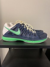 Tamanho 11.5 Nike Zoom Vapor 9 Tour Azul Marinho Verde Veneno Roger Federer ONS Ótimo Estado comprar usado  Enviando para Brazil
