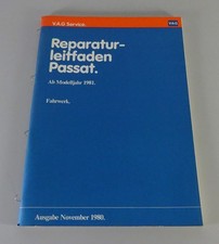 Werkstatthandbuch VW Passat 32B Fahrwerk ab Modelljahr 1981 Ausgabe 11/1980, usado comprar usado  Enviando para Brazil