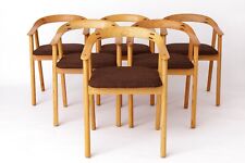 Usado, Set of 6 Vintage Oak Dining Chairs – Likely Danish, 1970s comprar usado  Enviando para Brazil