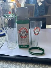 Heineken pint glass for sale  LANCING