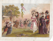 Antique print mayday for sale  Montgomery