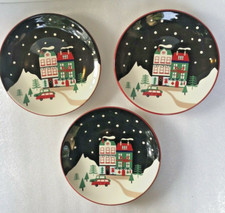 Christmas plates snow for sale  Seattle