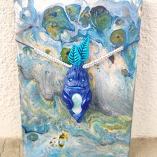 Collier mandragore larimar d'occasion  Auxerre