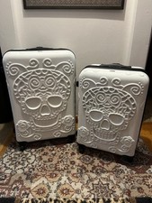White skulls luggage for sale  Hollsopple