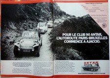 ANTAR : Coupure de presse Advert PUBLICITE 2 PAGES 1973 / CLIPPING (+ PHOTO 4L, usado comprar usado  Enviando para Brazil
