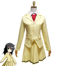 Cosplay WataMote Tomoko Kuroki Vestido Uniforme Escolar Halloween Ternos de Carnaval, usado comprar usado  Enviando para Brazil