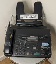 Telefone sem fio Panasonic KX-FPC135 papel simples máquina de fax e copiadora 900MHz - Preto comprar usado  Enviando para Brazil