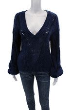 Suéter pulôver feminino For Love & Lemons algodão manga longa azul marinho tamanho G comprar usado  Enviando para Brazil