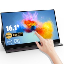 Usado, Monitor portátil tela sensível ao toque monitor USB C SUPERFECT 16.1" 1920x1080 tela de PC comprar usado  Enviando para Brazil