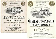 étiquettes chateau fonplégad d'occasion  Villenave-d'Ornon