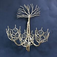 Usado, Arandela de arame torcido Golden Tree suporte de vela Gothcore Whimsigoth Steampunk LEIA comprar usado  Enviando para Brazil