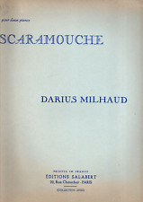 Partition darius milhaud d'occasion  Chaumont