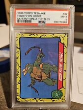 Topps Teenage Mutant Ninja Turtles #37 High Flyin' Hero 1989 PSA 9 como nuevo segunda mano  Embacar hacia Argentina