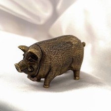 Brass pig hog for sale  HOVE