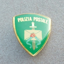 Distintivo vetrificato polizia usato  Italia