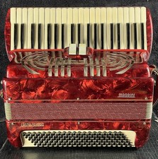 Acordeão Magrini Vermelho Castelfidardo Itália - 41 Teclas / 120 Baixo Vintage com Estojo comprar usado  Enviando para Brazil