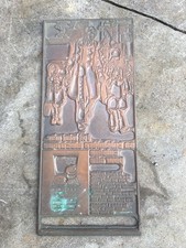 Ancienne plaque imprimerie d'occasion  Vézelise