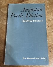 Augustan poetic diction for sale  CARLISLE