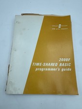 Guia do programador HP 2000F TIME-SHARED BASIC manual antigo RARO comprar usado  Enviando para Brazil