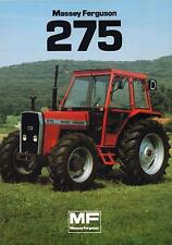 Prospectus Prospect Tracteur Tractor Massey Ferguson MF 275 2 páginas (a) comprar usado  Enviando para Brazil