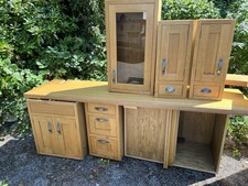 Used oak kitchen for sale  LEEK