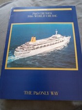 Folheto da P&O Cruises 1986 World Cruise, usado comprar usado  Enviando para Brazil