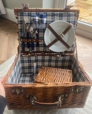 Vintage rustic wicker for sale  WHITLEY BAY