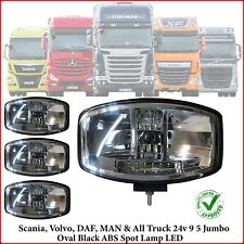 Luzes de spot + LEDs para Volvo Scania DAF MAN caminhão 24v jumbo oval lâmpada de neblina preta comprar usado  Enviando para Brazil