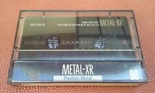 SONY METAL-XR 80 Vintage 1990 Audio Cassette Tape* IEC IV Made in France comprar usado  Enviando para Brazil