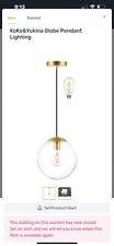 Globe pendant lighting for sale  Masontown