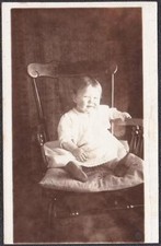 Cartão postal fotográfico de bebê Viola Jessie Parker pré-1920 RPPC comprar usado  Enviando para Brazil