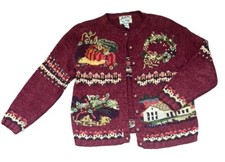 Cardigan maglione vintage usato  Spedire a Italy