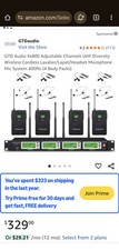 Gtdaudio wireless microphone for sale  New Freedom