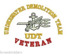 Camisa polo bordada militar exército veterano equipe de demolição subaquática UDT comprar usado  Enviando para Brazil