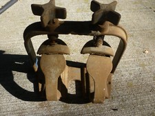 Usado, Forma de sapato de ferro fundido antigo raro molde prensa sapateiro sola ferramenta de reparo primitiva comprar usado  Enviando para Brazil