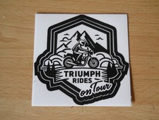 Triumph motorrad aufkleber gebraucht kaufen  Birkenau