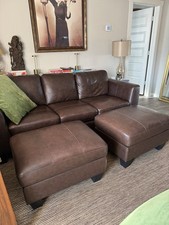 Brown leather sofa for sale  Anahuac