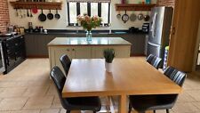 Oak veneer dining for sale  SAXMUNDHAM