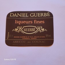 étiquette ancienne liqueurs d'occasion  Maringues