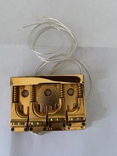 NOS Gold bass guitar bridge with piezo Shadow Schaller comprar usado  Enviando para Brazil