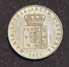 Centesimi 1830 maria usato  Busseto