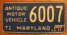 Single maryland license for sale  Plattsmouth