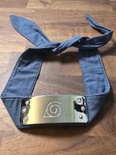 Naruto Shippuden Leaf Village Blue Ninja Headband Anime Cosplay Acessório  comprar usado Naruto Shippuden Leaf Village Blue Ninja Headband Anime Cosplay Acessório  comprar usado  Enviando para Brazil