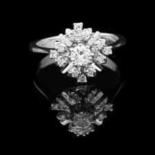 Anello snowflake oro usato  Bari