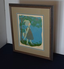 Lithograph print vintage for sale  Ingleside