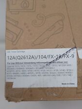 Pacote com 3 cartuchos de toner preto Q2612A HP 12A LaserJet 1020 1018 1015 1010 1012 comprar usado  Enviando para Brazil