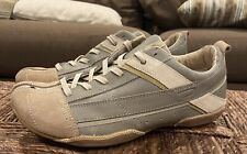 ZAPATOS DIESEL Y2K VINTAGE RAROS HOMBRES US 11 BEIGE CON CORDONES, CEBADA ESTADO USADO segunda mano  Embacar hacia Argentina