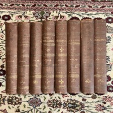 Antique Chambers 1888 Encyclopedia W/ Engravings Volumes 1 - 8 Illustrated 1800s comprar usado  Enviando para Brazil
